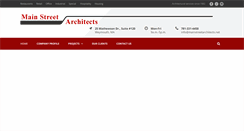 Desktop Screenshot of mainstreetarchitects.net